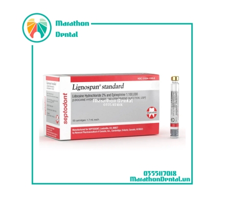 Tê Pháp đỏ Septodont Lignospan Standard 2%