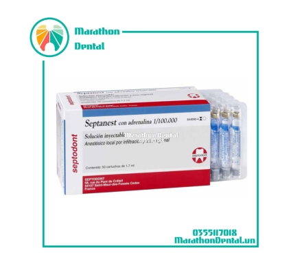  Thuốc tê xanh dương Septanest 4%,