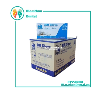 Găng tay y tế HBGlove có bột