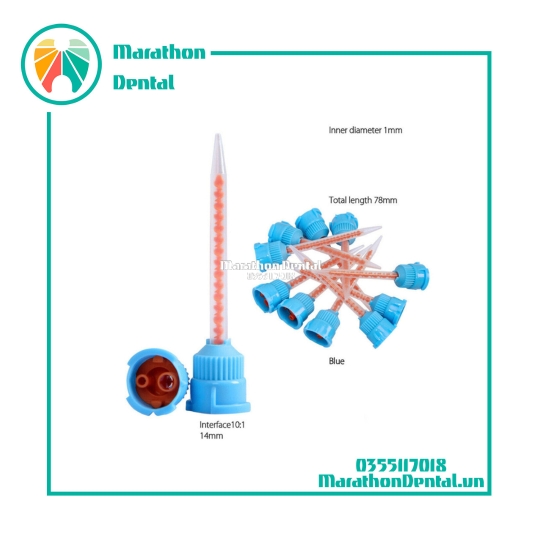 Đầu trộn vật liệu làm răng tạm