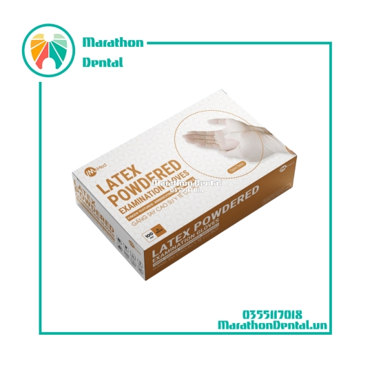 GĂNG TAY CAO SU Y TẾ CÓ BỘT I-MED
