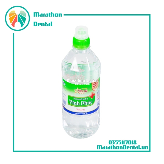 Nước muối sinh lý Vĩnh Phúc 600ml