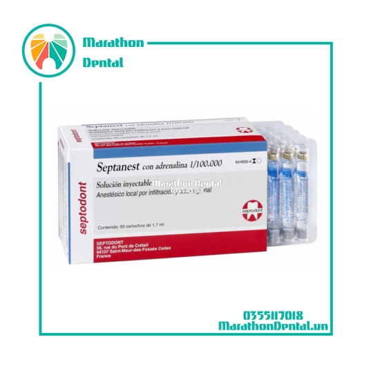  Thuốc tê xanh dương Septanest 4%,