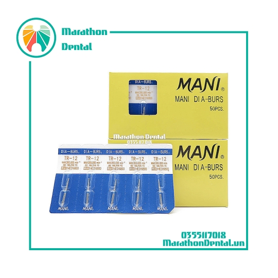 Mũi Khoan Mani - Mã Màu Xanh Dương 