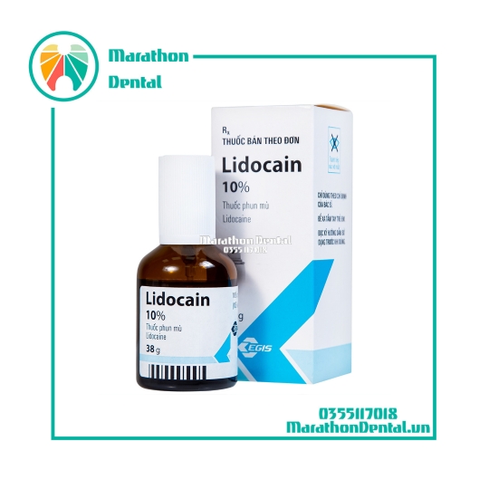 Thuốc phun mù Lidocain 10% Egis