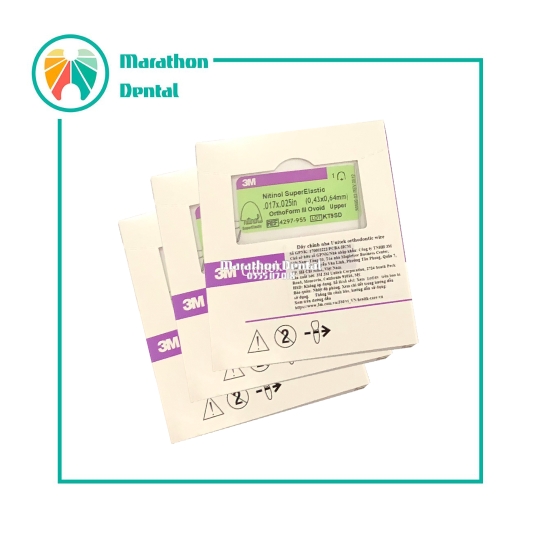 Dây Cung Niti Vuông 3M - Nitinol SuperElastic