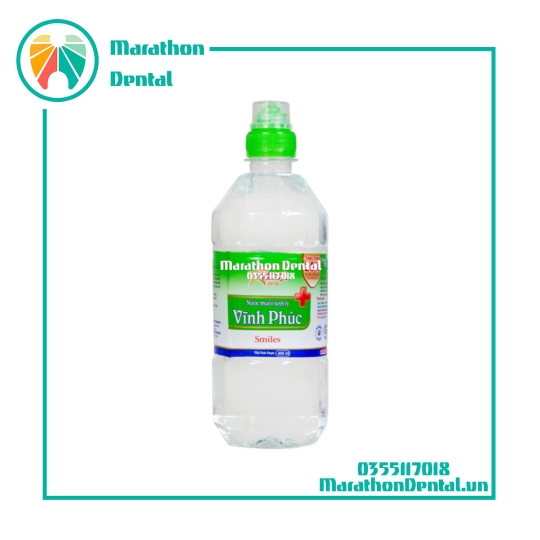 Nước muối sinh lý Vĩnh Phúc 600ml