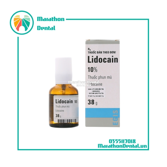 Thuốc phun mù Lidocain 10% Egis