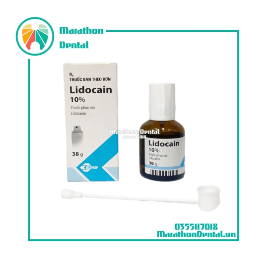 Thuốc phun mù Lidocain 10% Egis