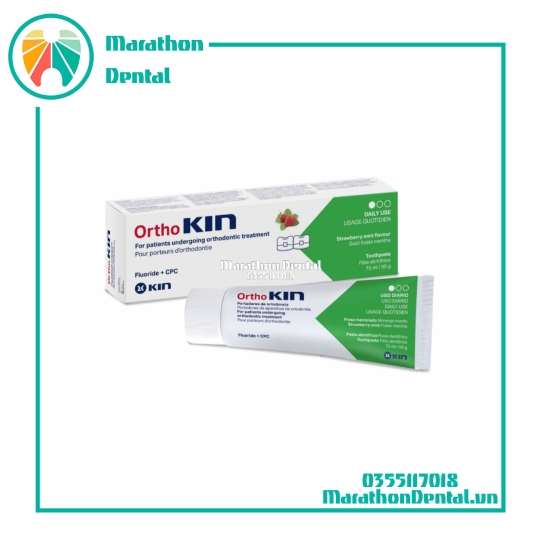 Kem đánh răng Ortho Kin cho niềng răng