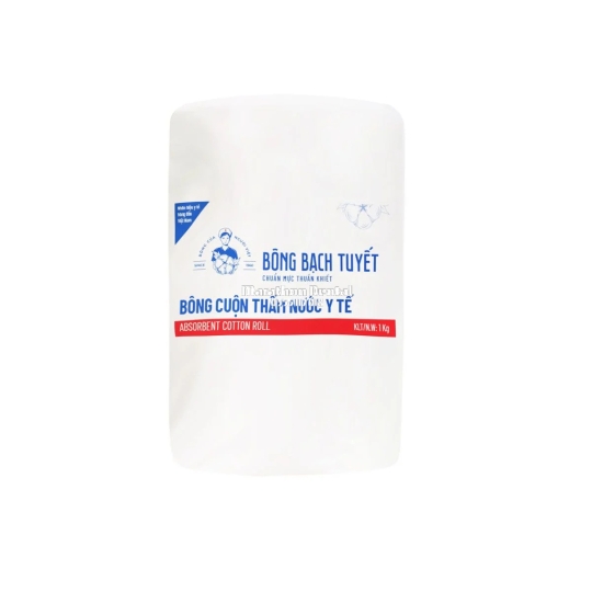 Bông cuộn thấm nước Y Tế Bạch Tuyết 1kg