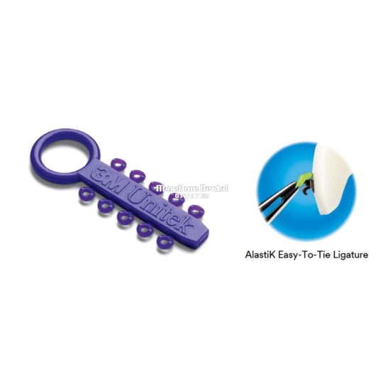 Chun đơn buộc mắc cài AlastiK™ Easy-To-Tie Ligature 3M™ ESPE